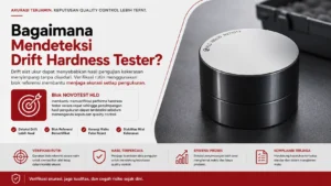 cara deteksi drift pada hardness tester verifikasi dengan Blok NOVOTEST HLD