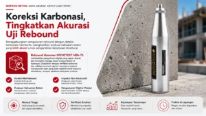 pengukuran nilai rebound pada beton dan koreksi karbonasi beton