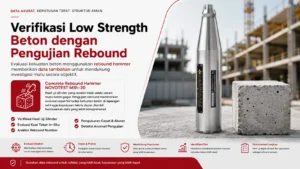 Verifikasi Low Strength Beton dengan Pengujian Rebound menggunakan NOVOTEST MSh-20
