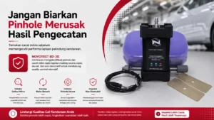 CEGAH DEFECT LAPISAN CAT DENGAN DETEKSI PINHOLE CAT MOBIL MENGGUNAKAN NOVOTEST ED-3D