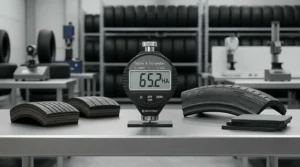 Shore Durometer NOVOTEST TS-C - pengukur kekerasan dengan probe menekan sidewall ban untuk uji vulkanisasi non-destruktif