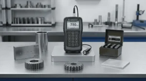 Alat Blok Uji Kekerasan Vickers HV NOVOTEST - blok logam presisi dengan bekas indentasi uji untuk kalibrasi hardness tester