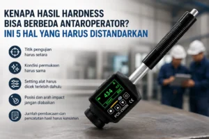 PCE-2500N hardness tester digunakan untuk mengukur kekerasan logam dengan lima faktor standardisasi pengujian antaroperator.
