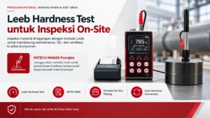 Leeb Hardness Test untuk Inspeksi On-Site prosedur MITECH MH660 MENGUKUR KEKERASAN LOGAM LANGSUNG DILAPANGAN TANPA MERUSAK SAMPEL