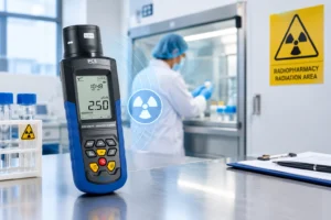 PCE-RAM 10 radiation meter untuk mengukur paparan radiasi di laboratorium