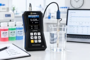 PCE-PH 228LAB-LC pH meter untuk pengukuran air rendah ion di laboratorium