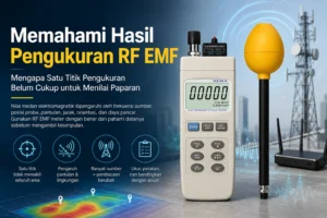 RF EMF meter PCE-EM 30 untuk pengukuran medan elektromagnetik radiofrekuensi