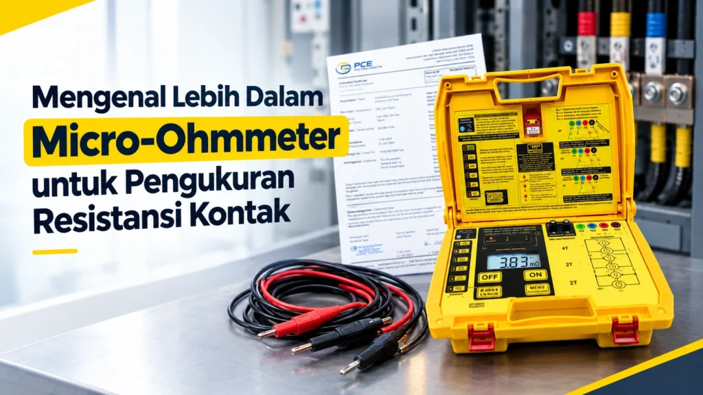 Micro-ohmmeter untuk pengukuran resistansi kontak listrik