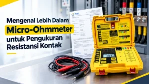 Micro-ohmmeter untuk pengukuran resistansi kontak listrik