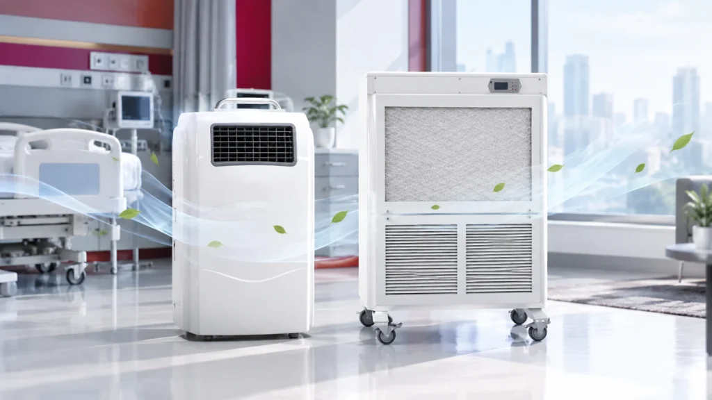 Standar Baku Mutu Udara Ambien Batas PM2.5 dan PM10 Menurut WHO dan PP 222021 pentingnya particle counter air purifier dan UV Air Sterilizer untuk menjaga kesehatan dan udara yang aman