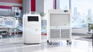 Standar Baku Mutu Udara Ambien Batas PM2.5 dan PM10 Menurut WHO dan PP 222021 pentingnya particle counter air purifier dan UV Air Sterilizer untuk menjaga kesehatan dan udara yang aman