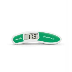 Hanna Instruments HI151-4 termometer makanan Checktemp4 berwarna hijau